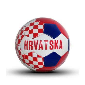 Terinda FOOTBALL HRVATSKA BALL, nogometna lopta, crvena