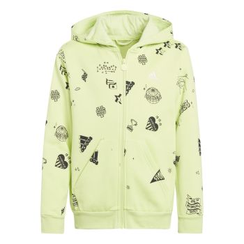Adidas J BLUV Q3 FZHD, dječja jakna, zelena