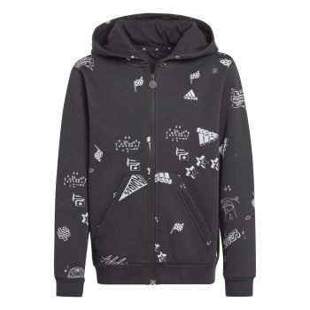 Adidas J BLUV Q3 FZHD, dječja jakna, crna