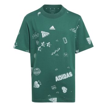 Adidas J BLUV Q3 AOPT, dječja majica, zelena
