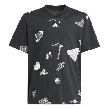 Adidas J BLUV T, dječja majica, crna