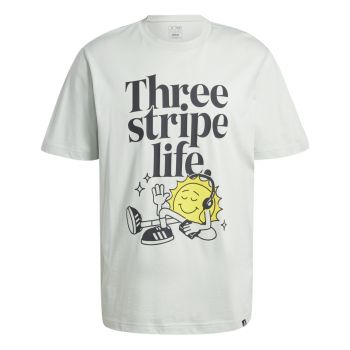 Adidas M POSITIVE T, muška majica, bijela
