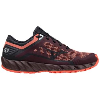 Mizuno WAVE IBUKI 3, ženske tenisice za trail  trčanje, crvena