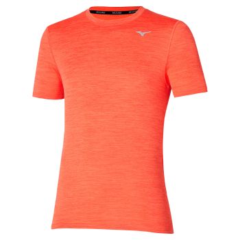 Mizuno IMPULSE CORE TEE, muška majica za trčanje, crvena