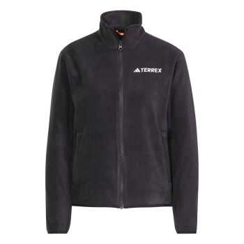 Adidas W MT ESS FZ FL, ženska majica za planinarenje, crna
