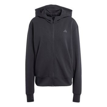 Adidas D4T FZ HOODIE, ženski pulover, crna