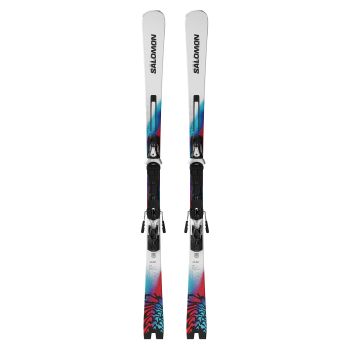 Salomon ADDIKT + MI12 GW F80, set all round skije, bijela