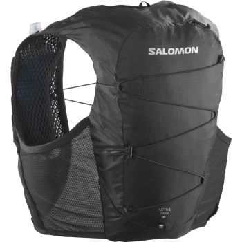 Salomon ACTIVE SKIN 8 WITH FLASKS, ruksak, crna