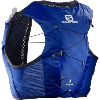 Salomon ACTIVE SKIN 4 WITH FLASKS, ruksak, plava
