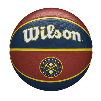 Wilson NBA TEAM TRIBUTE DENVER NUGGETS, košarkaška lopta, plava