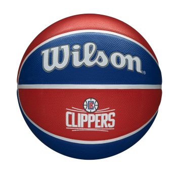 Wilson NBA TEAM TRIBUTE LA CLIPPERS, košarkaška lopta, crvena