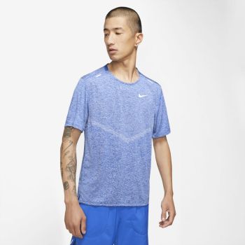 Nike M NK DF RISE 365 SS, muška majica za trčanje, plava