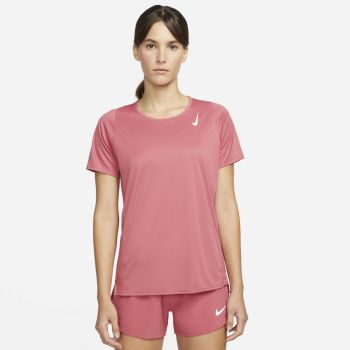 Nike DRI-FIT RACE SS RUNNING TOP, ženska majica za trčanje, crvena