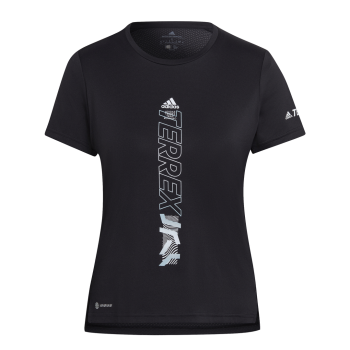 Adidas AGRAVIC SHIRT W, ženska majica za planinarenje, crna