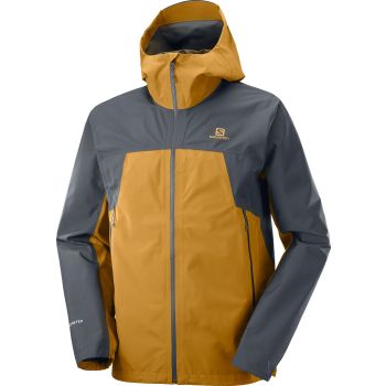 Salomon OUTLINE GTX 2.5L JKT M, muška jakna za planinarenje, siva