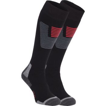 McKinley DENNY UX 2-PACK, ženske skijaške čarape, crna