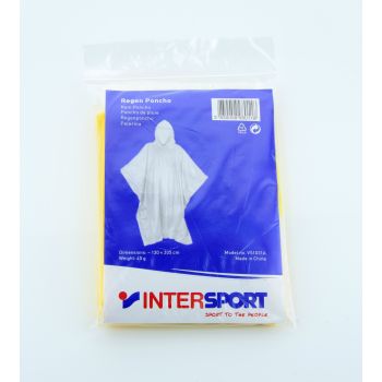 Intersport RAIN PONCHO, muška jakna za planinarenje, žuta