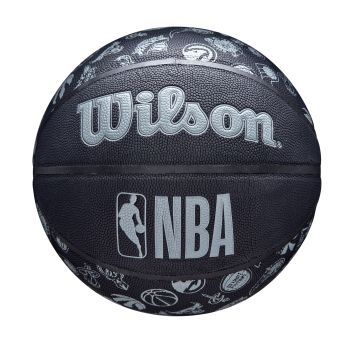 Wilson NBA TEAM COMPOSITE ALL TEAM, košarkaška lopta, crna