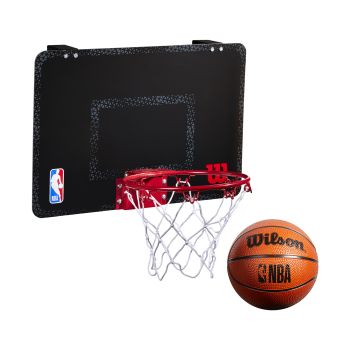 Wilson NBA FORGE TEAM MINI HOOP, tabla s obručem, crna